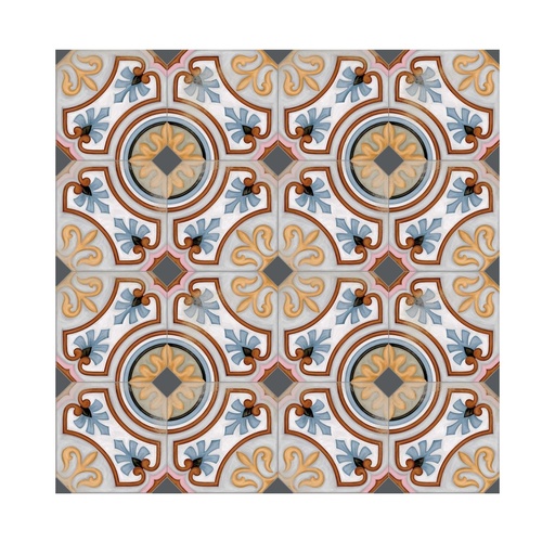 Porcelanato Diglas Multicolor Mate 20x20 cm