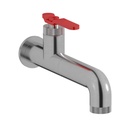 Grifería Empotrada de Lavamanos Bold Lever Níquel Manilla Roja