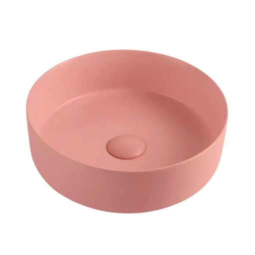[LR-PINK] Lavamanos De Sobreponer Colors Circular 35,5x35,5 cm Rosa
