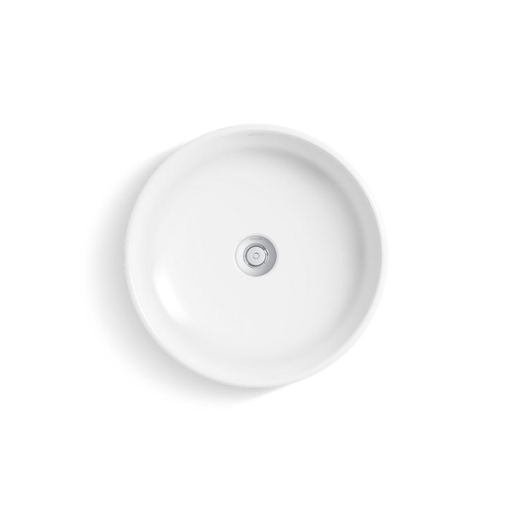[28745BR-0] Lavamanos Sobreponer Vox Petit Circular 36cm Blanco