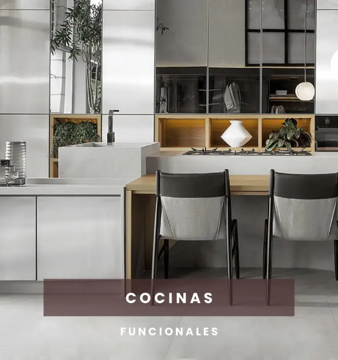 Cocina funcional moderna con diseño práctico y elegante
