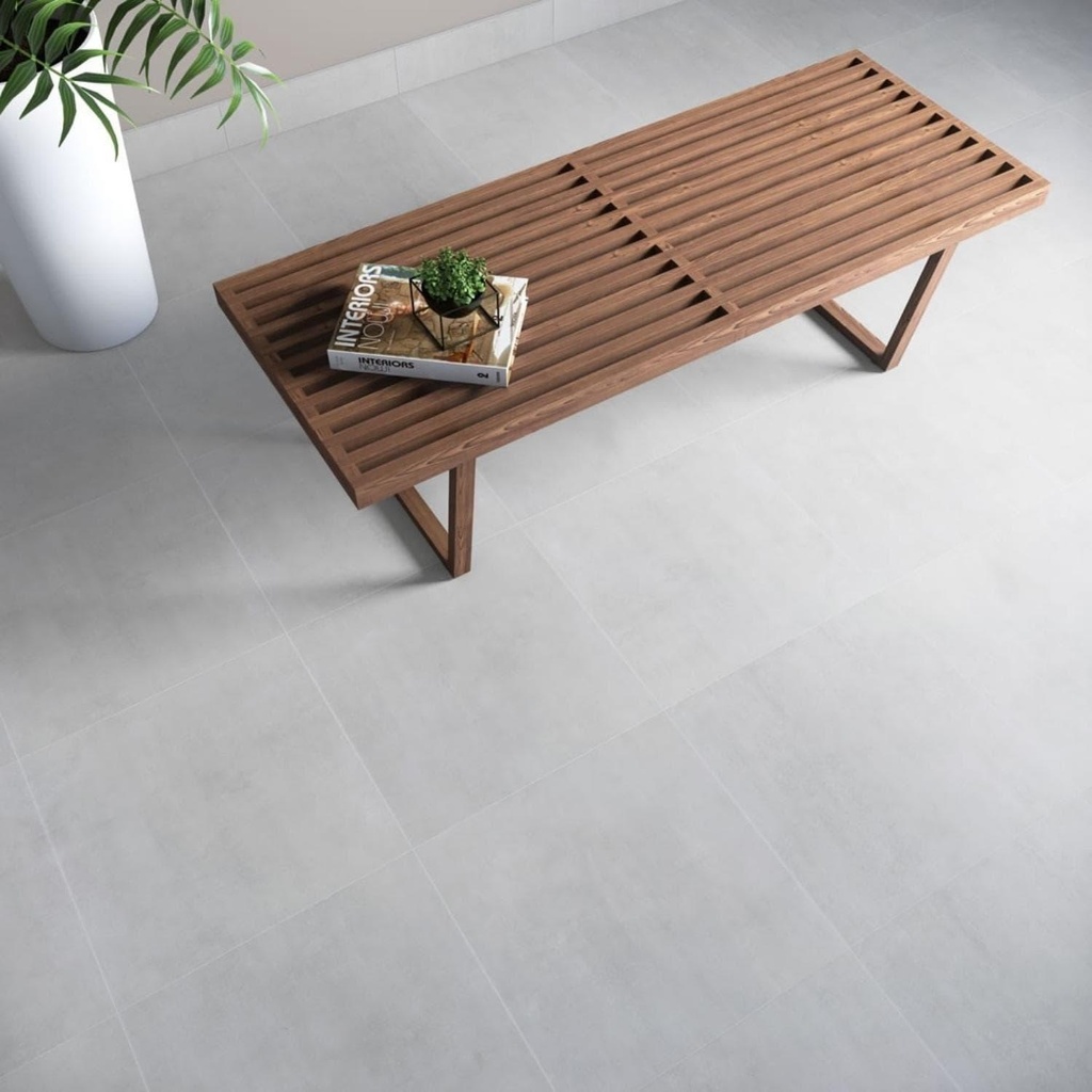 Gres Porcelanico Habitat Cimento Satinado 45x45 cm