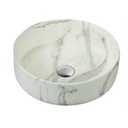 Lavamanos Circular Marble 36x36x13cm con Grif Externa Black