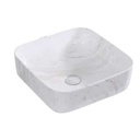 Lavamanos Cuadrado Marble 36x36x13cm con Grif Externa Cromo