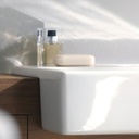 Lavamanos De Semi-Empotar Vero Rectangular 55x47 cm Blanco
