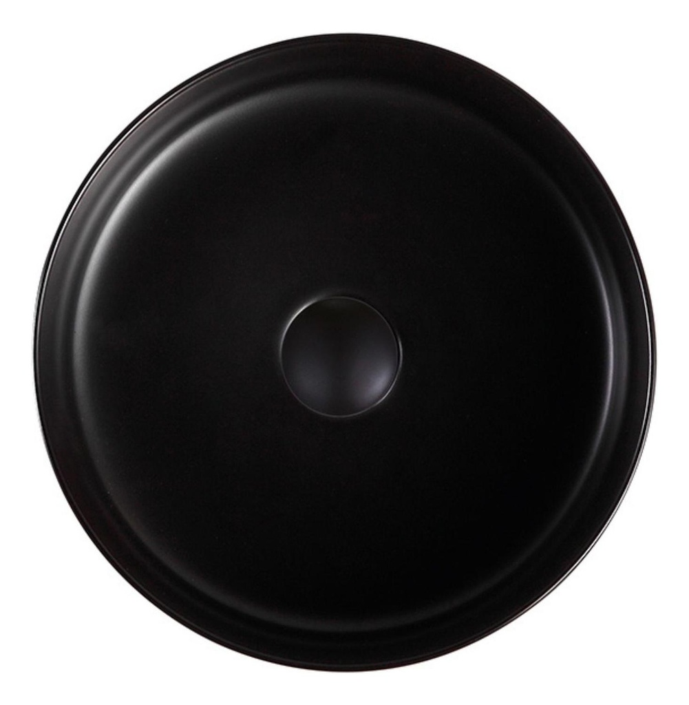 Lavamanos De Sobreponer Colors Circular 35,5x35,5 Cm Negro