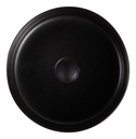 Lavamanos De Sobreponer Colors Circular 35,5x35,5 Cm Negro