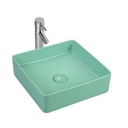 Lavamanos De Sobreponer Colors Cuadrado 36x36 cm Verde Menta