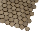 Mosaico Aluminio Dots Bronze 30x30
