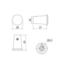 Percha Simple Ego Cromo