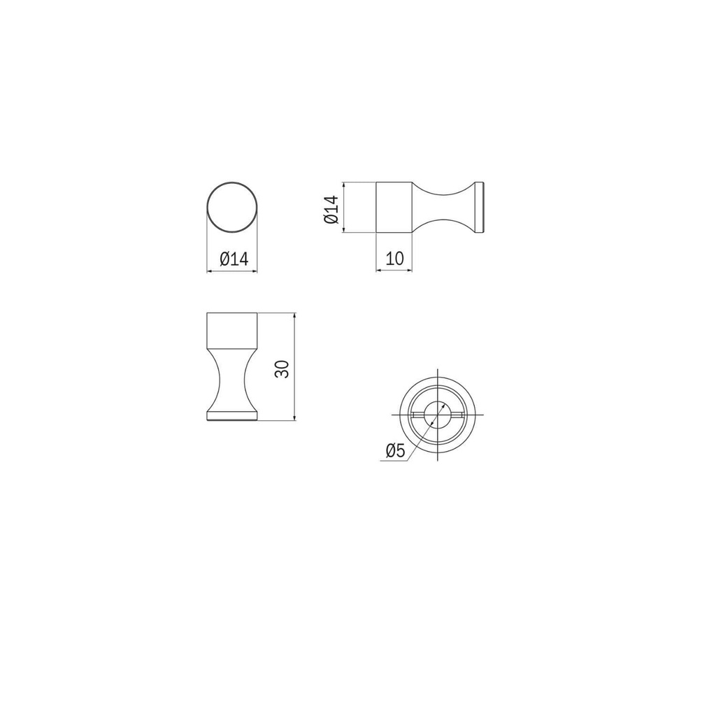 Percha Simple Hotellerie Cromo