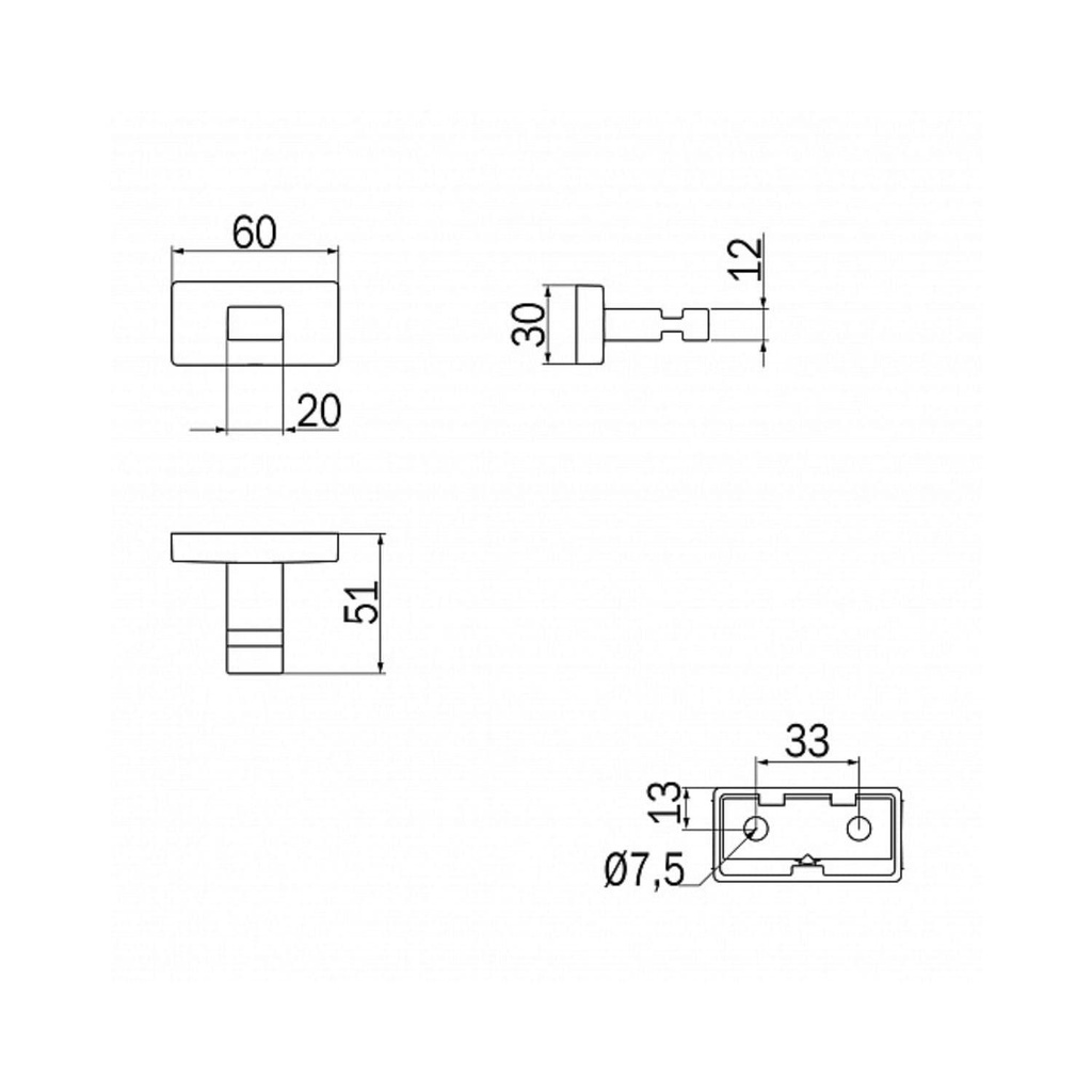 Percha Simple Lea Bronce