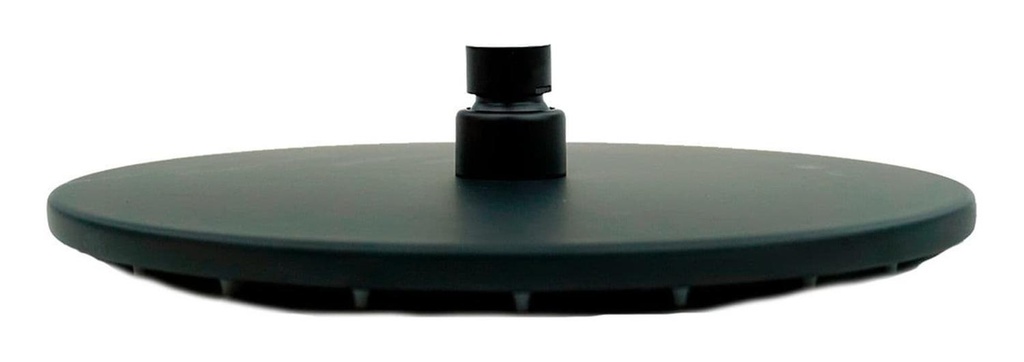 Plato De Ducha Welt Black Circular 23,5 Cm De Diametro Negr