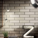 Porcelanato Bricklane White Mate 7,5x30 cm