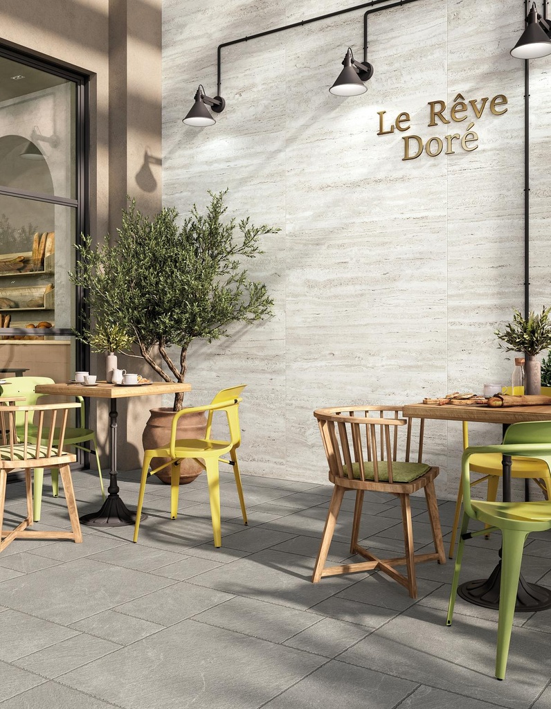 Porcelanato EY10 Elysian Travertino Pearly SP Mate 60x120 cm