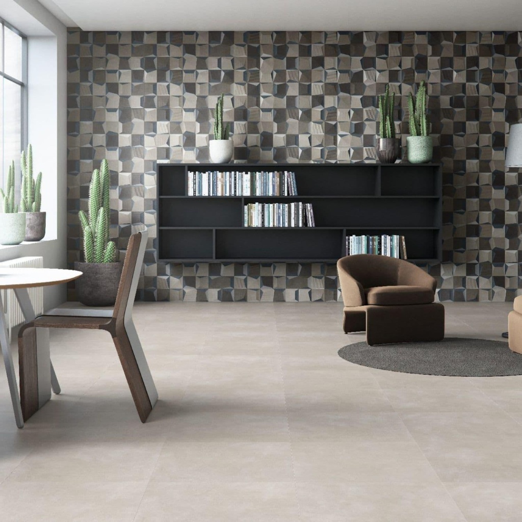 Porcelanato Munari Cimento Satinado 60x60 cm