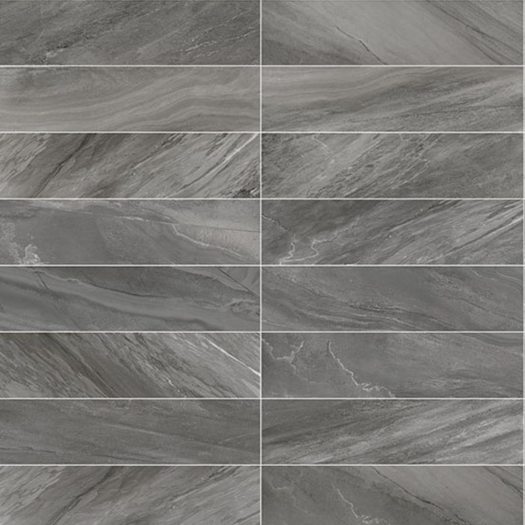 Porcelanato North Stone Antracite 17,5x62,5 cm