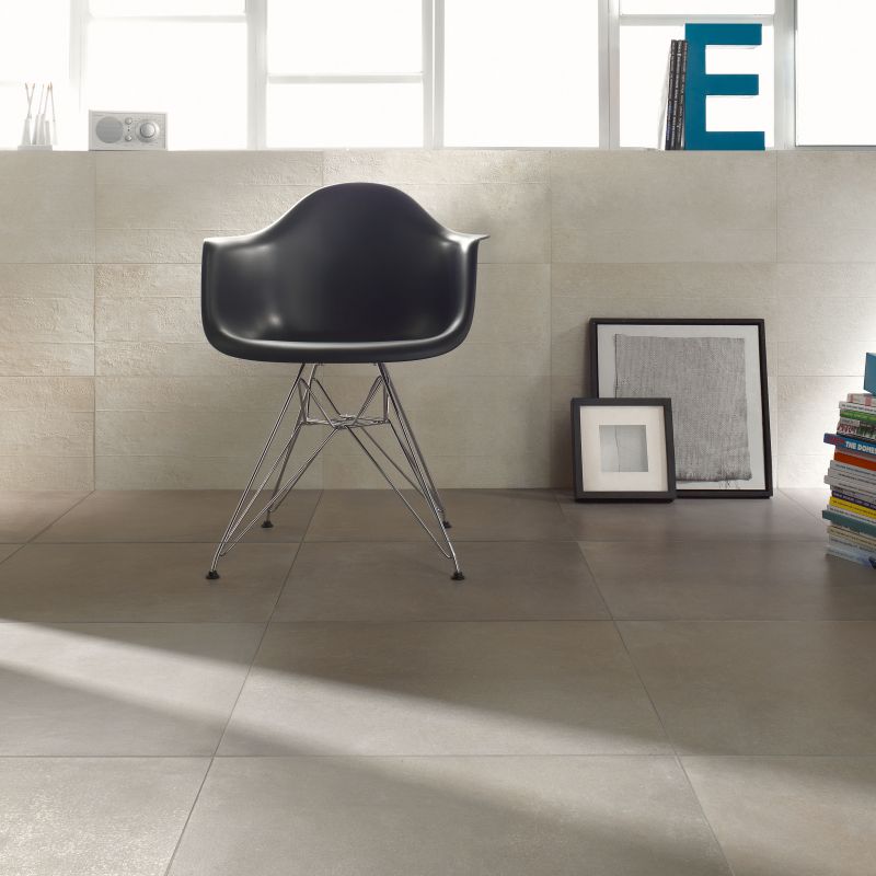 Porcelanato Urban Concrete Smoke Mate Rectificado 40x80 cm