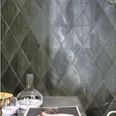 Porcelanato Ossidi Grigio Brillante Rectificado 18,7x32,4 cm