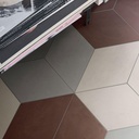 Porcelanato Ossidi Grigio Mate Rectificado 18,7x32,4 cm