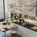 Porcelanato Quarzo Avorio Mate Rectificado 160x320 cm