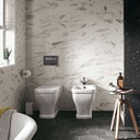 Porcelanato Roma Brick Statuario Mate 7,5x30 cm