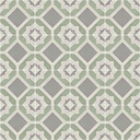 Porcelanato Terra Art Geometría Menta Mate 20x20 cm