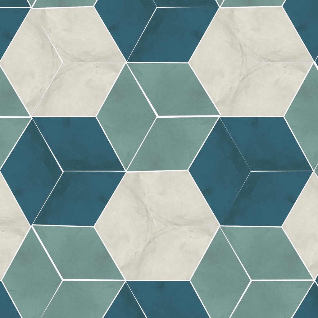 Porcelanato Terra Art Rombo Mate 25x21,6 cm