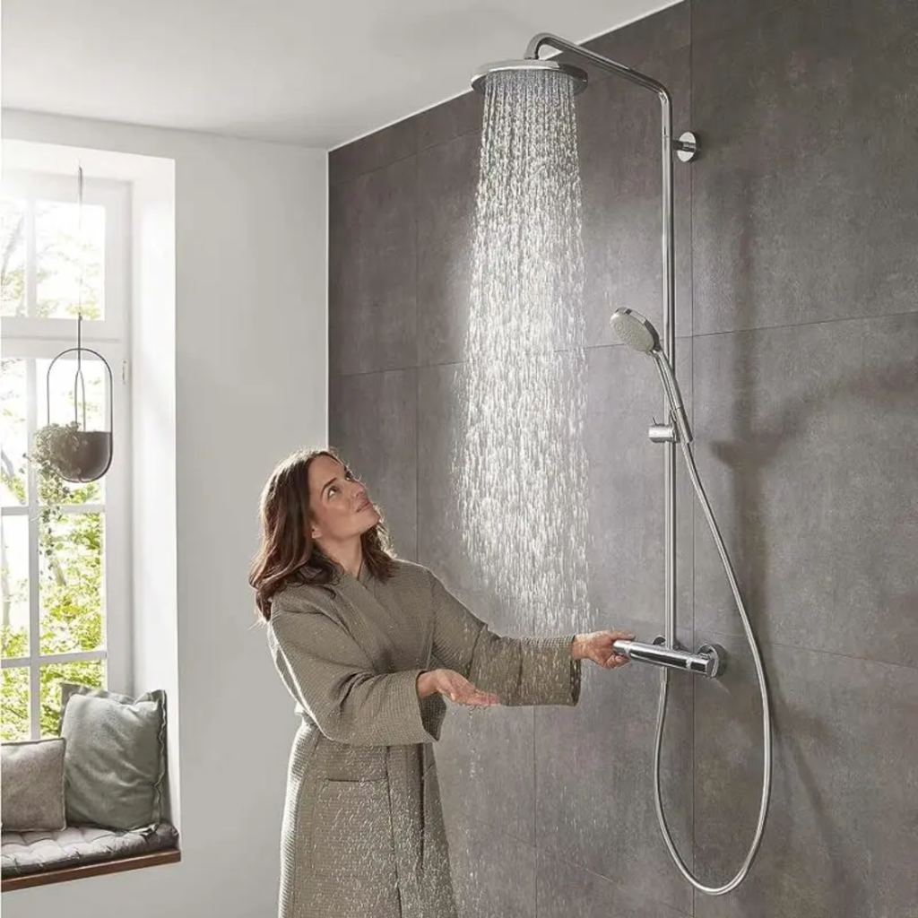 Columna de Ducha Croma  Showerpipe 220 Cromo