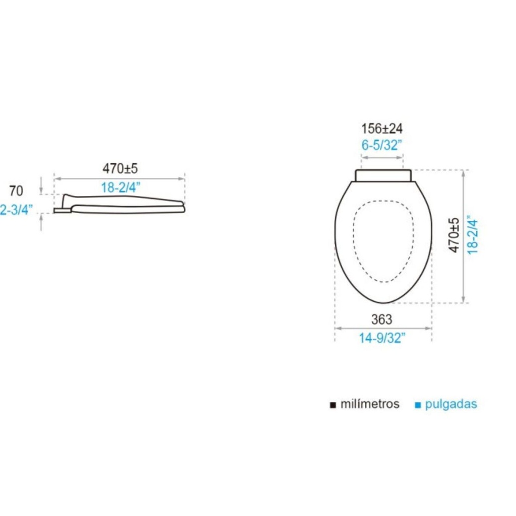 Tapa Asiento Wc Apolo Slow Close Blanco