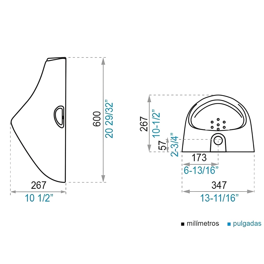 Urinario Quantum Plus Institucional