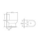 Wc Descarga Dual Neuss Dual Flush Tapa Soft Close