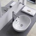 Lavamanos De Sobreponer Foster Ovalado 50x35.2 cm Blanco