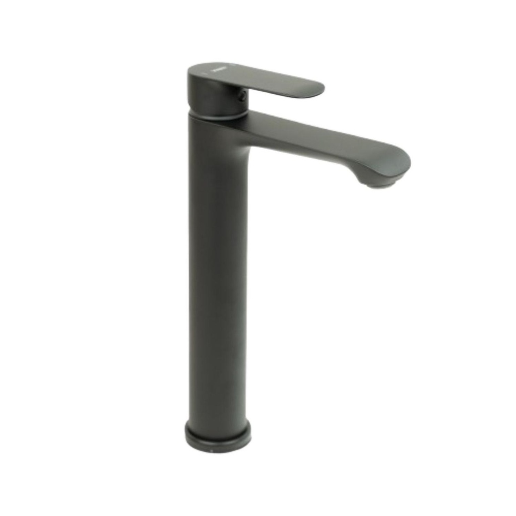 Lavamanos Sobreponer Rectangular Negro 60x34cm con Grifería Externa Black Mate