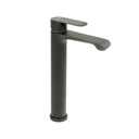 Lavamanos Sobreponer Rectangular Negro 60x34cm con Grifería Externa Black Mate