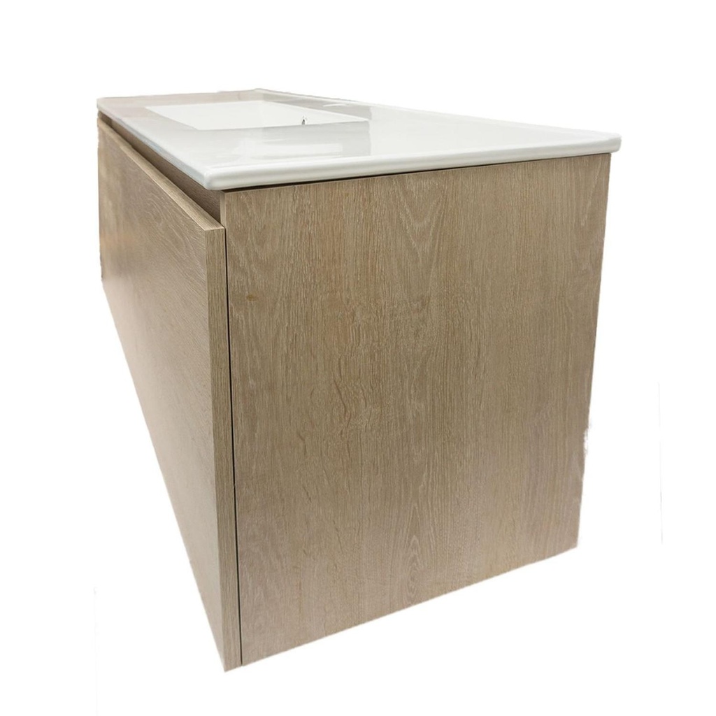 Mueble Suspendido Sofía Roble Provenzal Mate 120 cm 2 Puertas Cubierta Doble