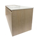 Mueble Suspendido Sofía Roble Provenzal Mate 120 cm 2 Puertas Cubierta Doble