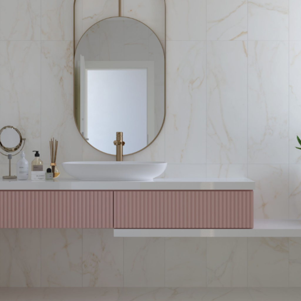 Porcelanato Bernini Oro Mate Rectificado 90x90 cm