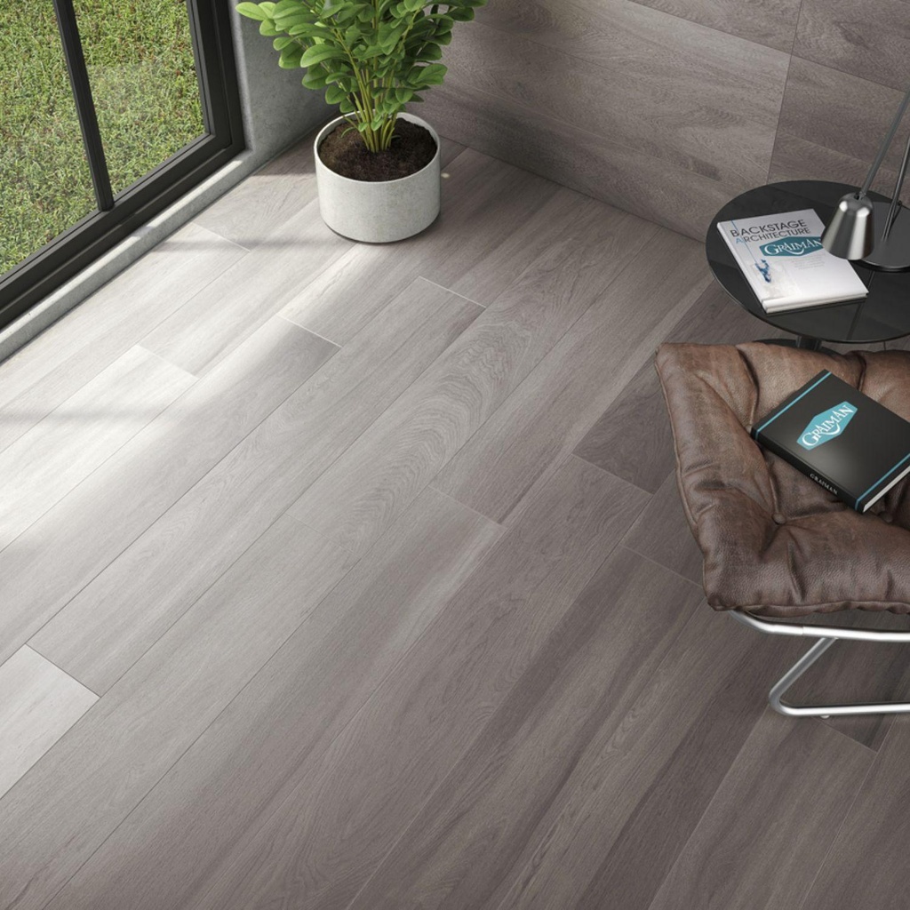 Porcelanato Guayacan Gris Mate Rectificado 19x120 cm