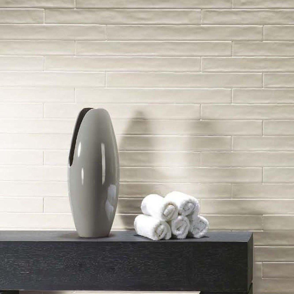 Porcelanato Piastrella Ocra Brillante 5x25 cm