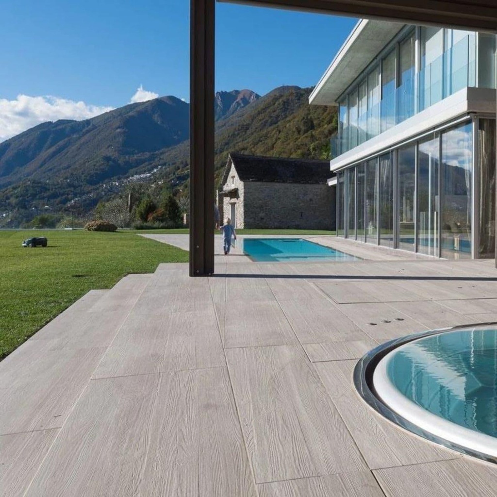 Porcelanato Si01 Sign Artico Natural Espesorado Rectificado 30x120 cm