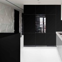 Porcelanato Tinta Unita Nera Mate Rectificado 160x320 cm