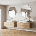 Espejo Circular con Bastidor Diámetro Ø80 cm