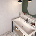 Porcelanato Play Drops Multi White Mate 20x20 cm