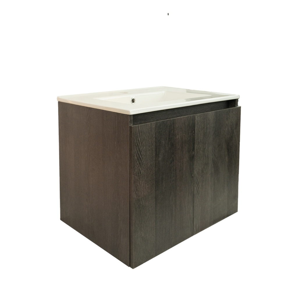 Mueble Vanitorio 60 Cm de 2 Puertas Espresso