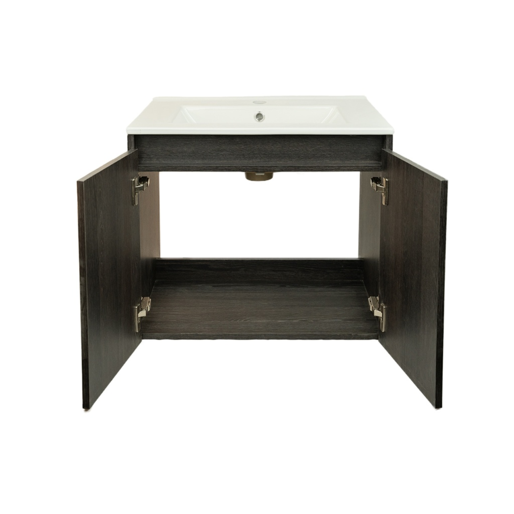 Mueble Vanitorio 60 Cm de 2 Puertas Espresso