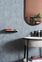 Porcelanato Ossidi Celeste RMB Mate Rectificado 18,7x32,4 cm
