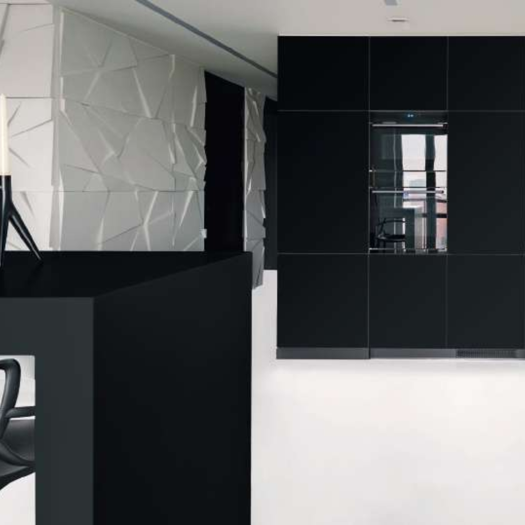 Porcelanato Tinta Unita Nero Natural 160x320 cm 12mm