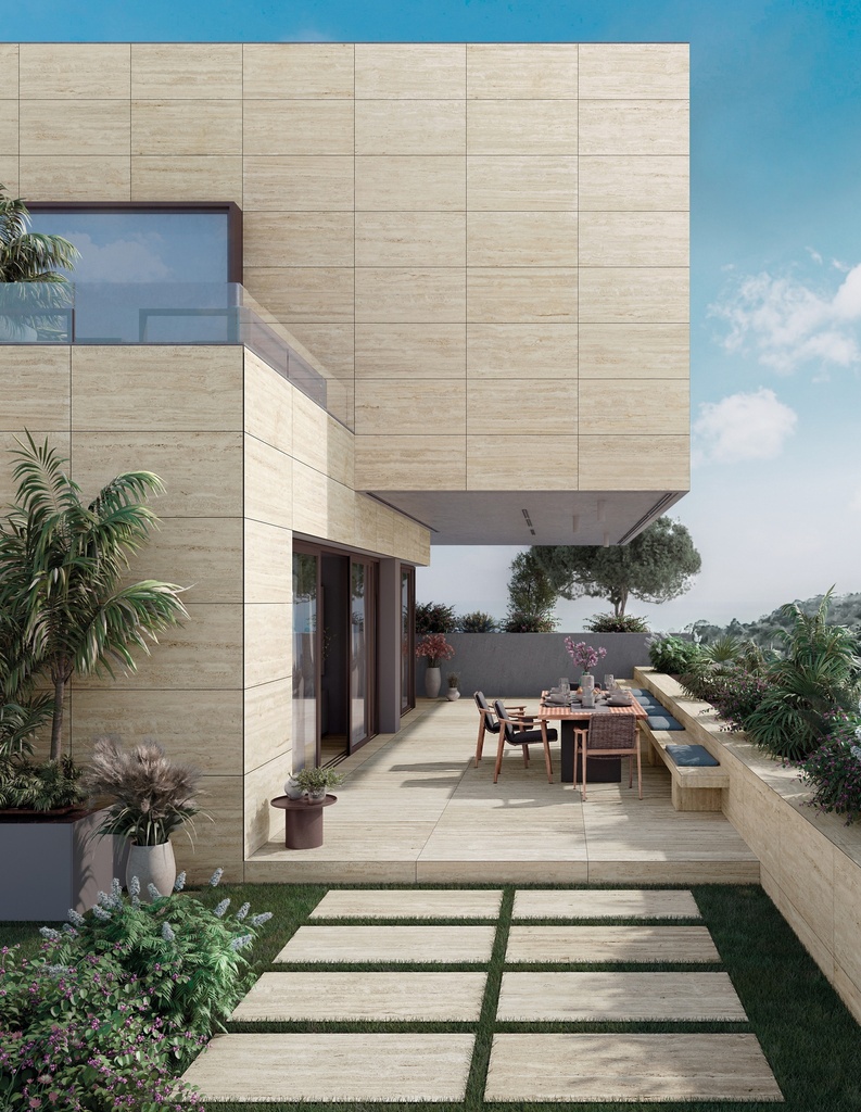 Porcelanato Ey07 Elysian Travertino NAT 60x120 cm