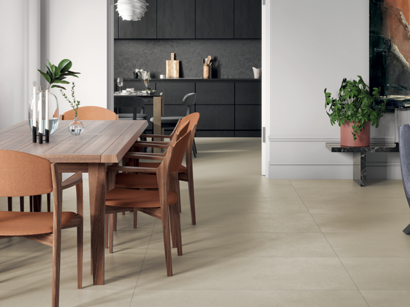 Porcelanato Basic Beige Mate Rectificado 45x90 cm